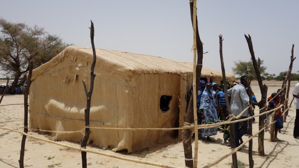 Schoolhouse for a nomadic school in Mali