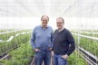 Paul-Heinrich Dörscher und Rainer Carstens vom Biohof Westhof