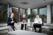Die drei Gründer von oculavis (v.l.n.r.): Martin Plutz, Philipp Siebenkotten und Dr.-Ing. Markus Große Böckmann