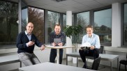 Die drei Gründer von oculavis (v.l.n.r.): Martin Plutz, Philipp Siebenkotten und Dr.-Ing. Markus Große Böckmann