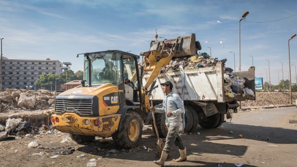 Waste collectors in Egypt