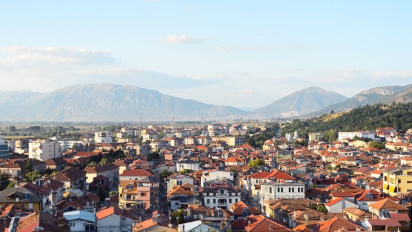Korca in Albania