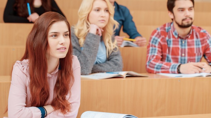 Students in auditorium