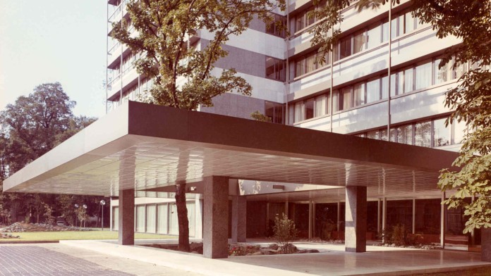 Empfangsbereich des Haupthauses, 1972