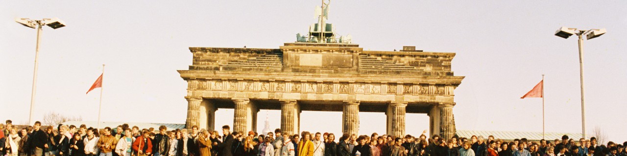  The fall of the Berlin Wall 1989