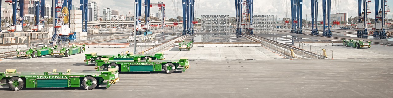 Picture Electromobility at Green Port, Long Beach