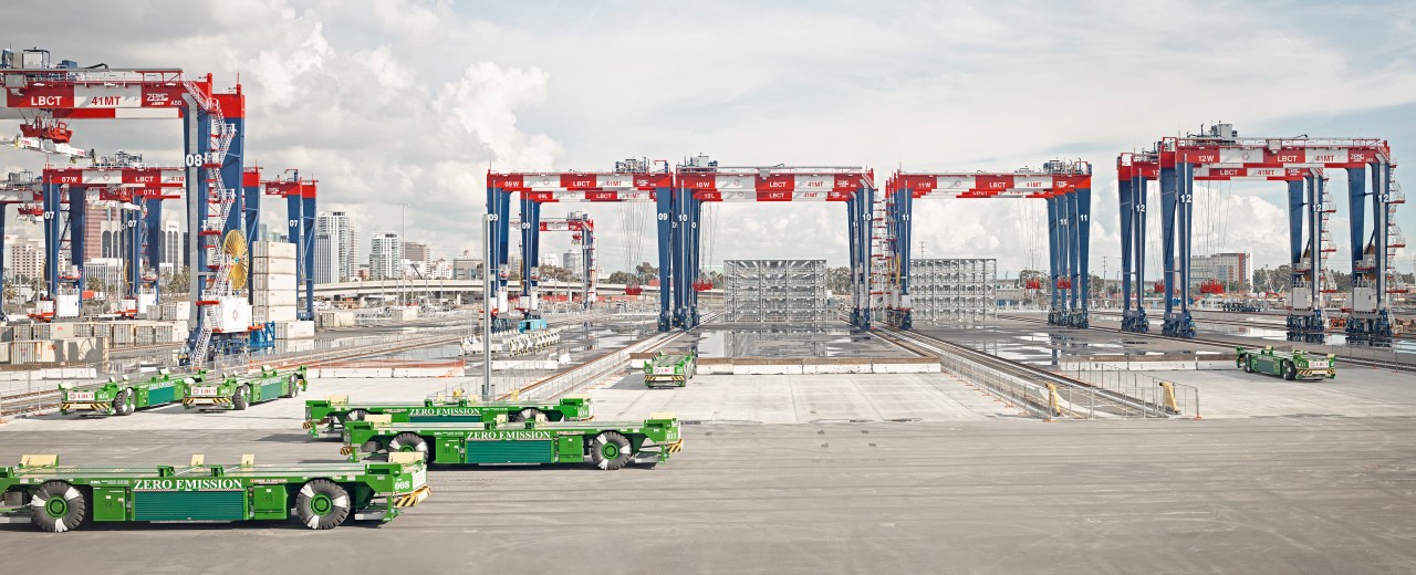 Picture Electromobility at Green Port, Long Beach