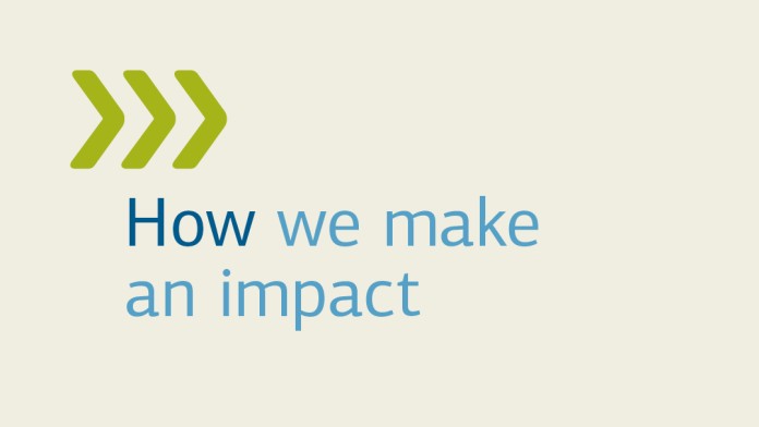 Wie wir Wirkung erzielen/How we make an impact