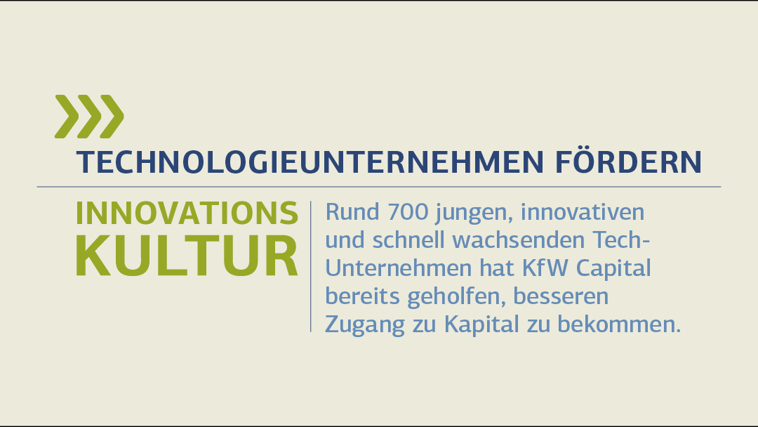 Technologieunternehmen fördern/Promoting technology companies