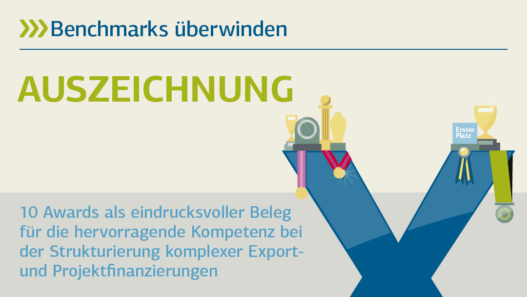 Illustration zu Awards und Auszeichnungen: Benchmarks überwinden 