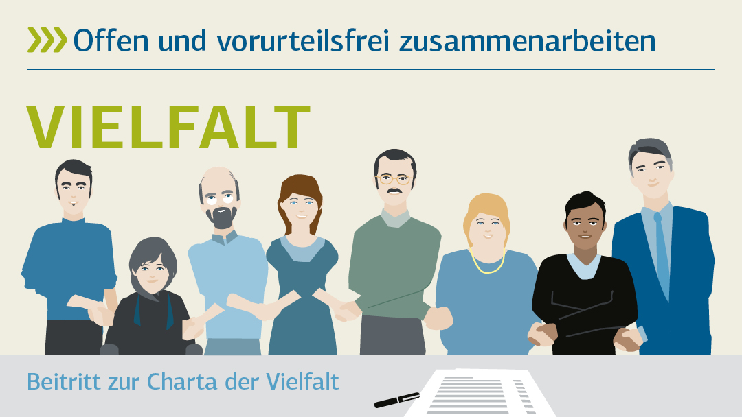Illustration zu Vielfalt: Offen und vorurteilsfrei zusammenarbeiten 
