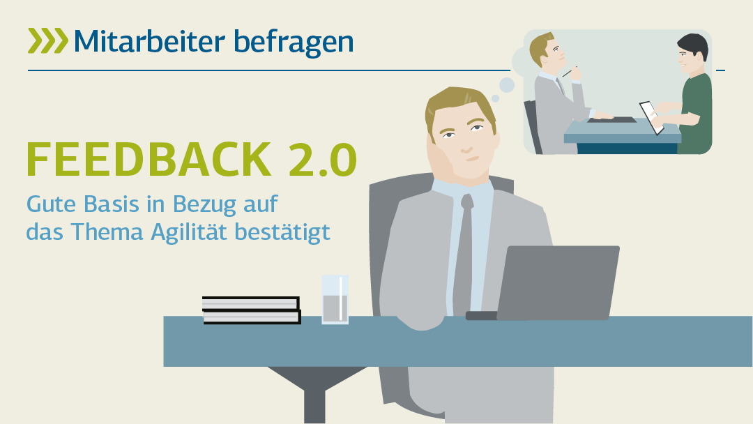 Illustration zu Feedback 2.0: Mitarbeiter befragen 