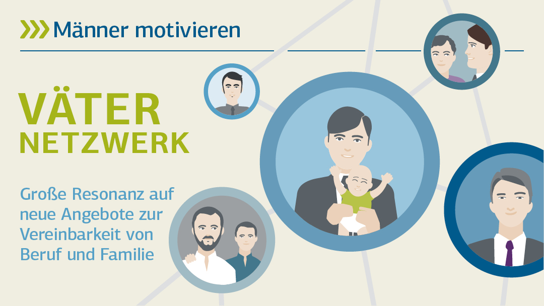 Illustration zu Väternetzwerk: Männer motivieren 