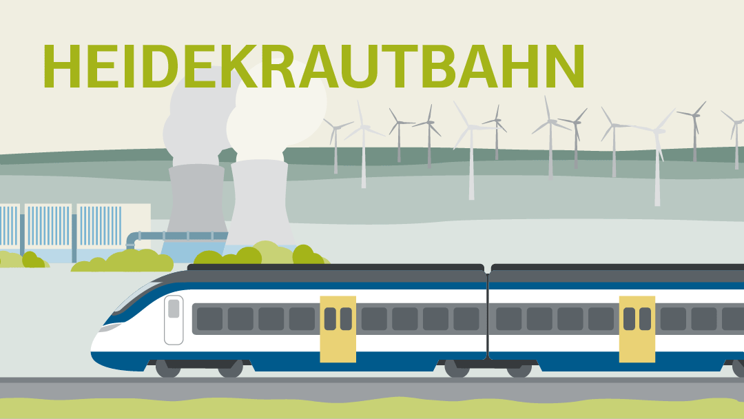 Illustration for Heidekrautbahn: train