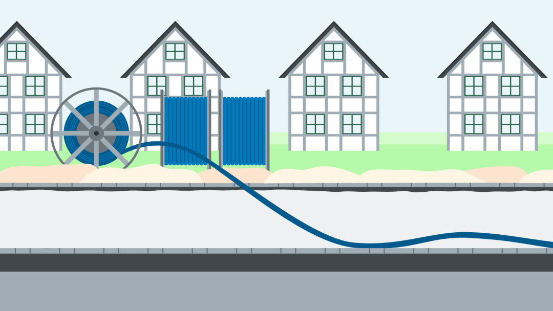 Illustration of fibre optic expansion in Germany