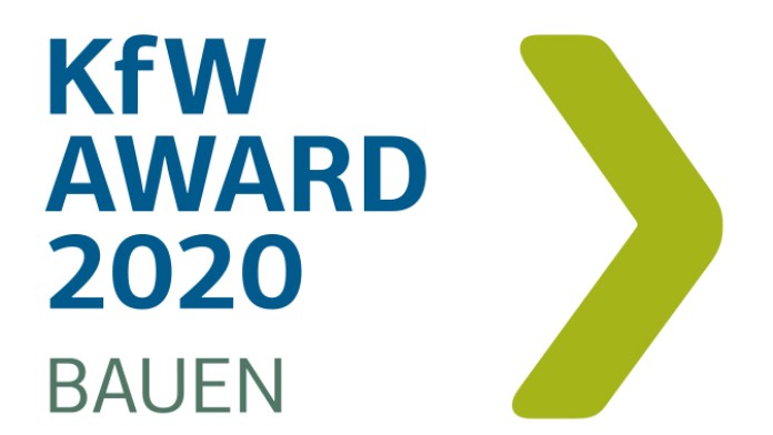 Logo vom KfW Award Bauen 2020