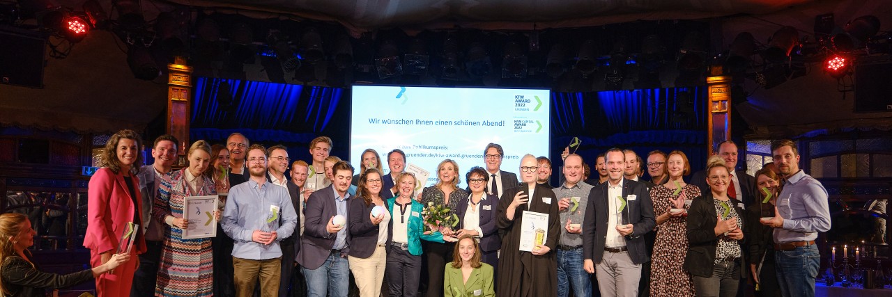 KfW Award Gründen und KfW Capital Award, Preisverleigung in der "Bar jeder Vernunft" in Berlin, Abschlußfoto