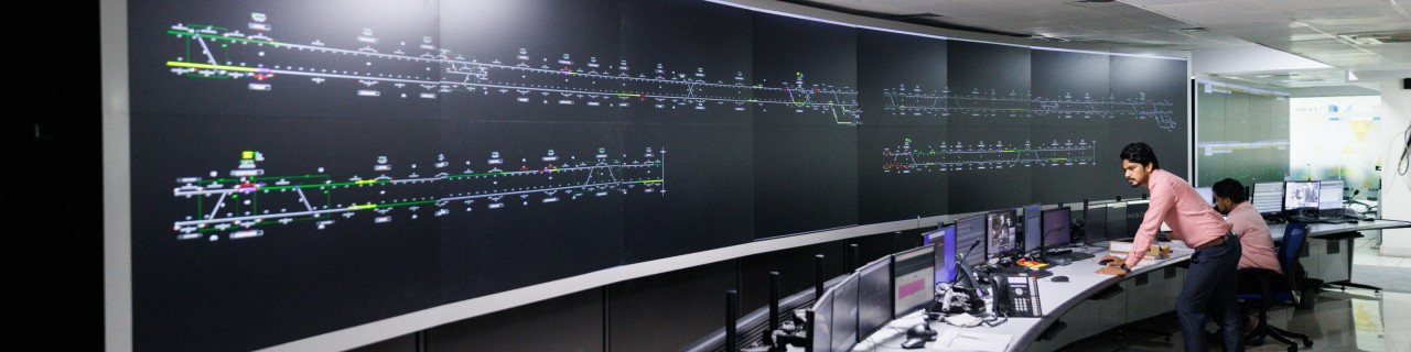 metro-traffic monitoring station in India