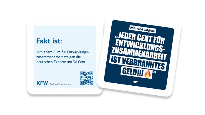 Graphische Darstellung eines Bierdeckels
