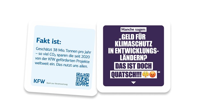 Graphische Darstellung eines Bierdeckels