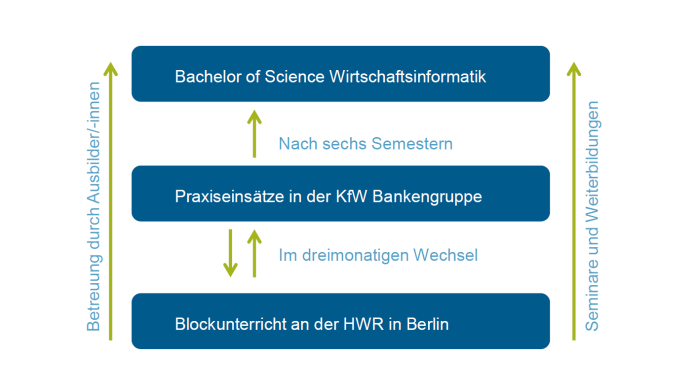 Grafik Duales Studium BA of Science in Wirtschaftsinformatik