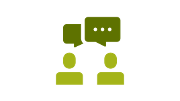 Dialog Icon in grün