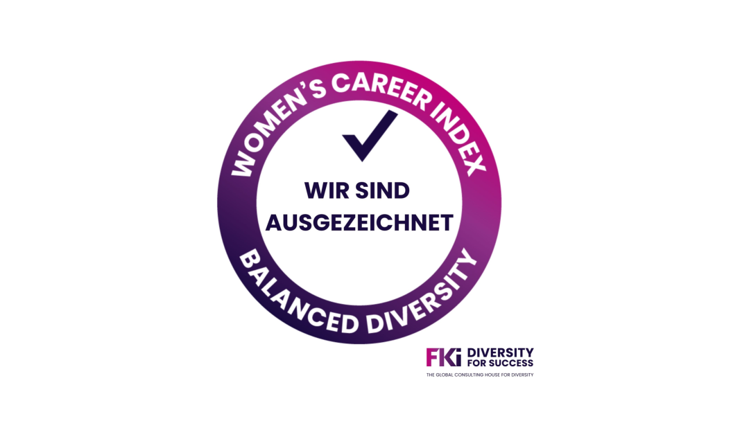 Siegel der Auszeichnung FKI Diversity for Success.