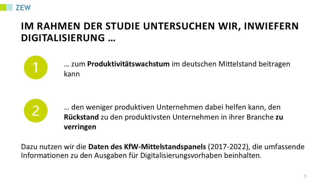 Was wird im Rahmen der Studie untersucht