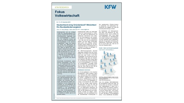 Fokus Volkswirtschaft Nr. 111