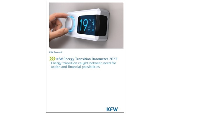 Cover of the KfW Energy Transition Barometer