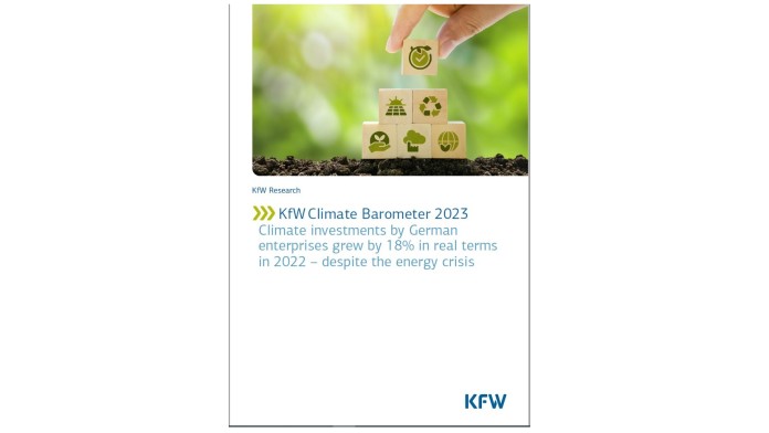Cover of the KfW Climate Barometer