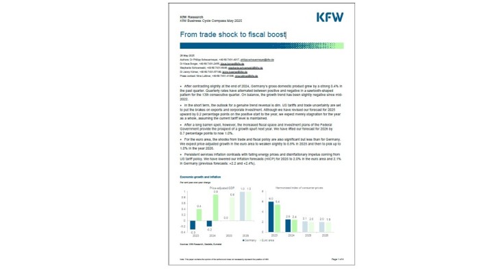 First Site of the KfW Business Cycle Compass