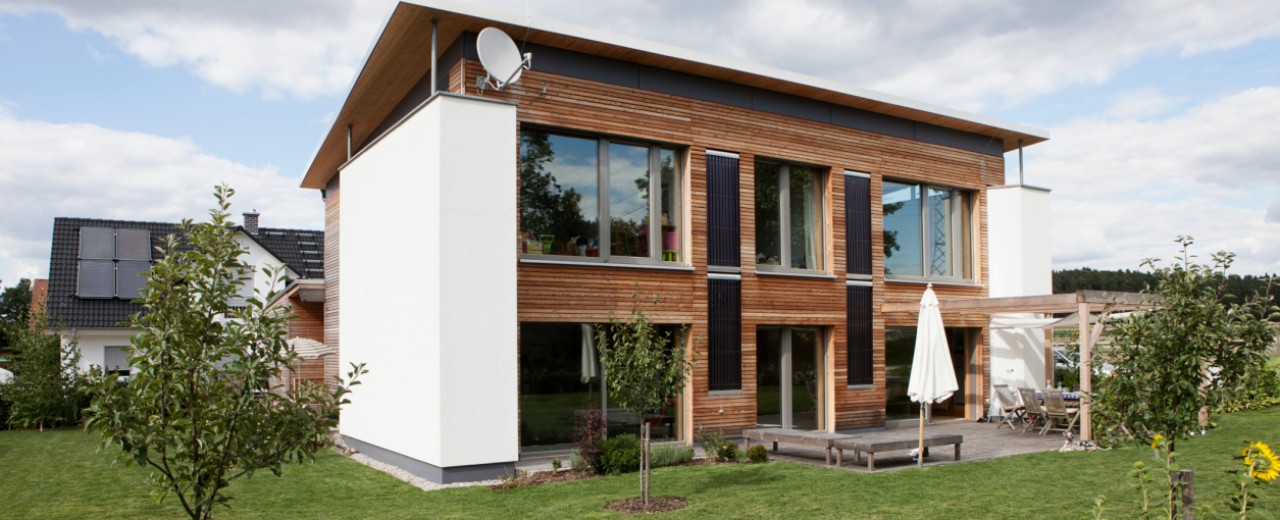 Newly built, energy-efficient single-family house