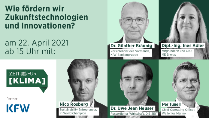 Veranstaltungshinweis für den 22. April 2021 mit fünf Teilnehmer:innen
