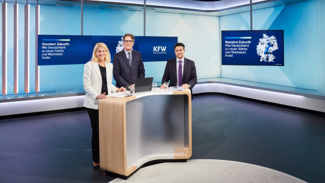 Verena Köttker, Stefan Wintels und Dr. Dirk Schumacher beim Pressetermin der Studie 