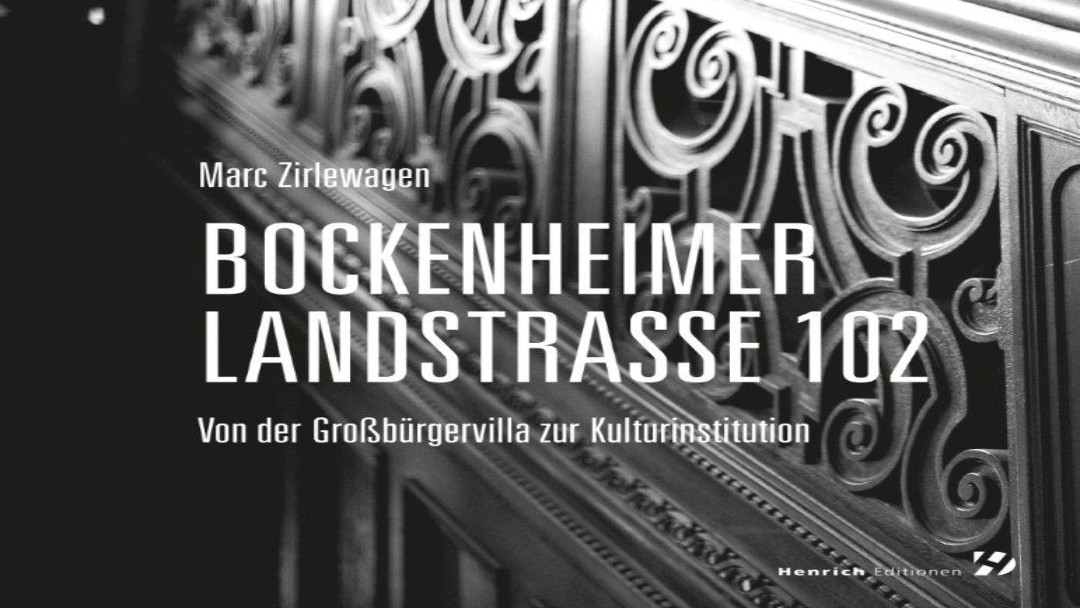 Buch und Hörbuch: "Bockenheimer Landstraße 102 in Frankfurt am Main – Von der Großbürgervilla zur Kulturinstitution" v. Marc Zirlewagen (Quelle: KfW / Fotograf: Jens Steingässer)
