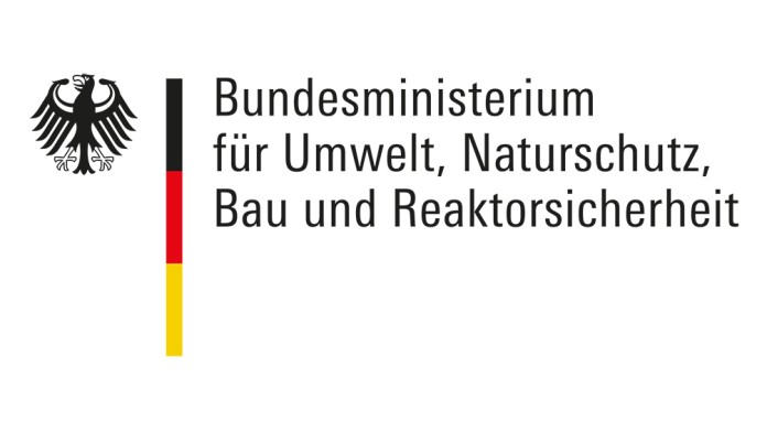 Logo des Bundesministerium für Umwelt, Naturschutz, Bau und Reaktorsicherheit