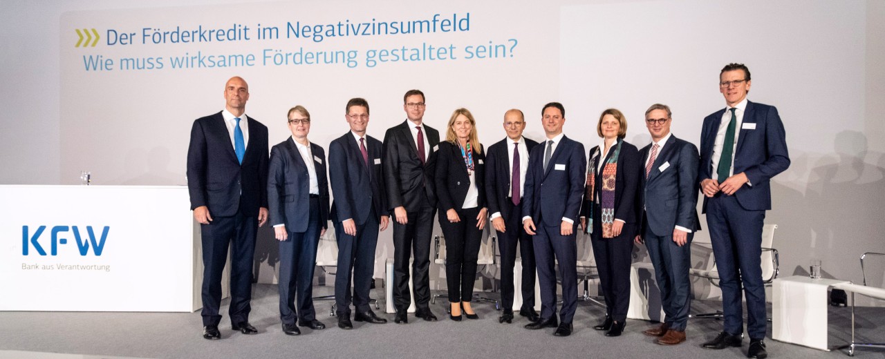 Die Diskutanten der KfW Bankentagung 2019