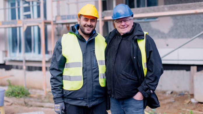 A+M Elektrobau Geschäftsführer Adnan Alabdullah und Uwe Mertin