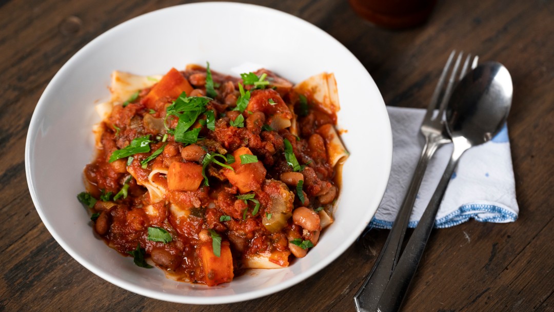 Mittagsmenü in der Küche von Roots Radicals