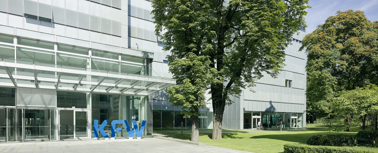 Zentrale der KfW in Frankfurt