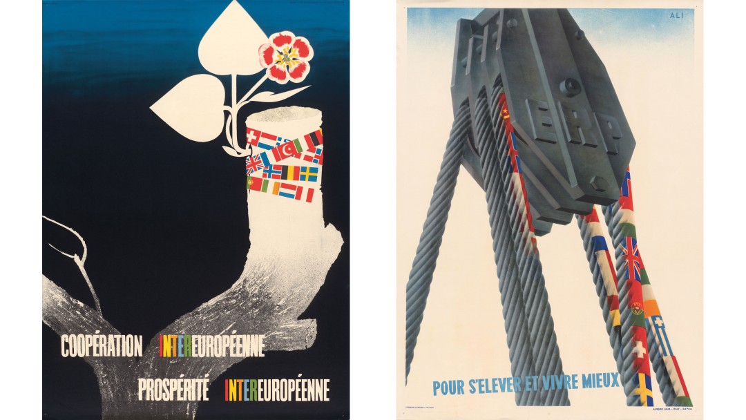 Posters on the Marshall Plan