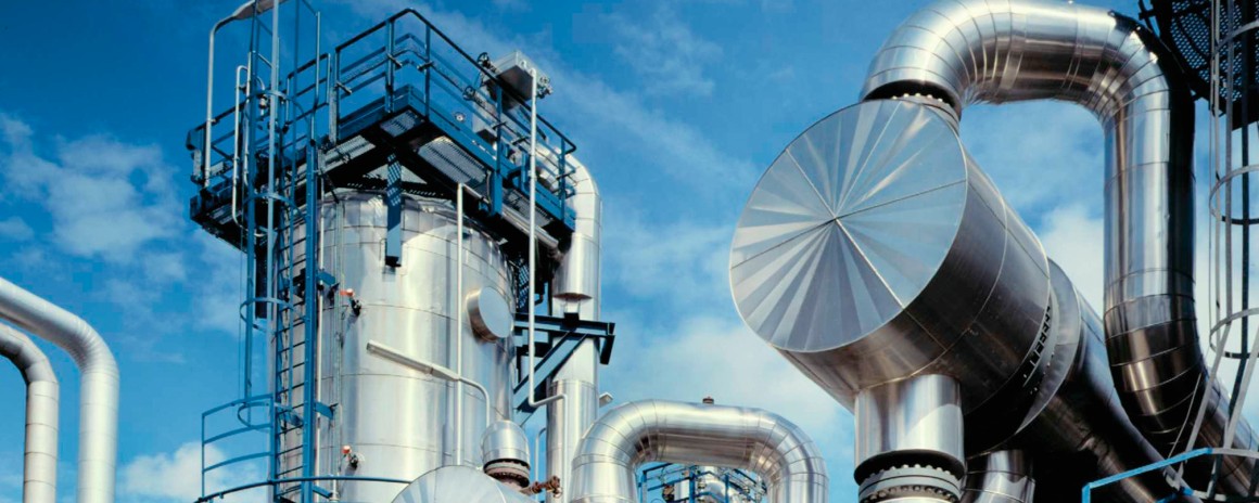 Wärmetauscher zur effizienten Nutzung der Wärmeenergie der Mineralölraffinerie Oberrhein
