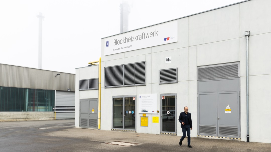 Blockheizkraftwerk der Rolls-Royce Solutions GmbH in Friedrichshafen