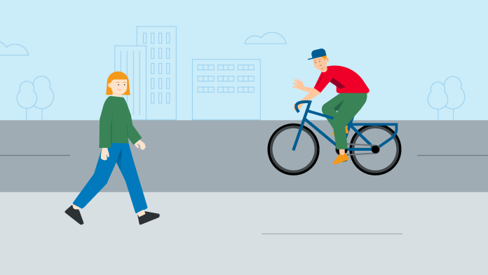 Grafik: Nachhaltige Mobilität - Radwege