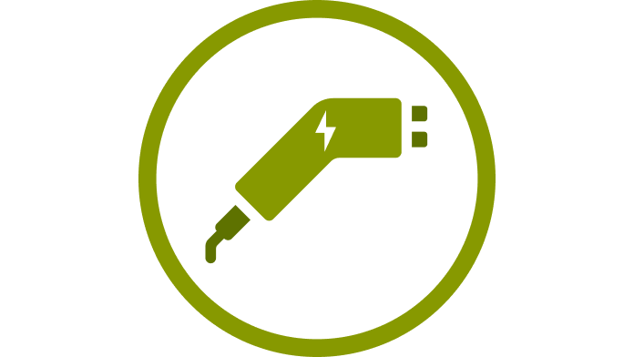 Grafik: Anschluss Ladestation für Elekroautos