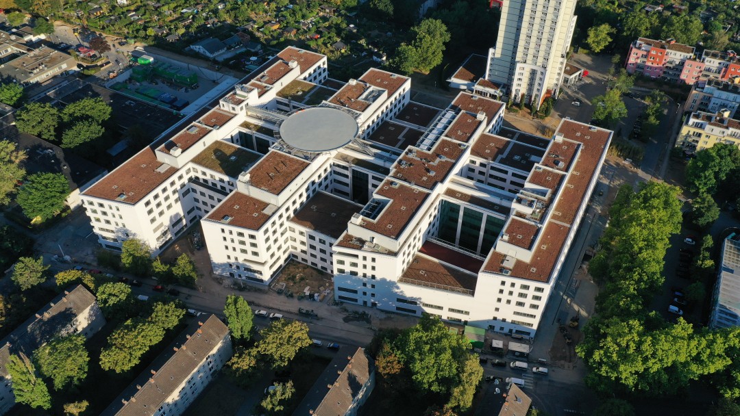 Klinikersatzneubau Klinikum Frankfurt Höchst Ansicht von oben