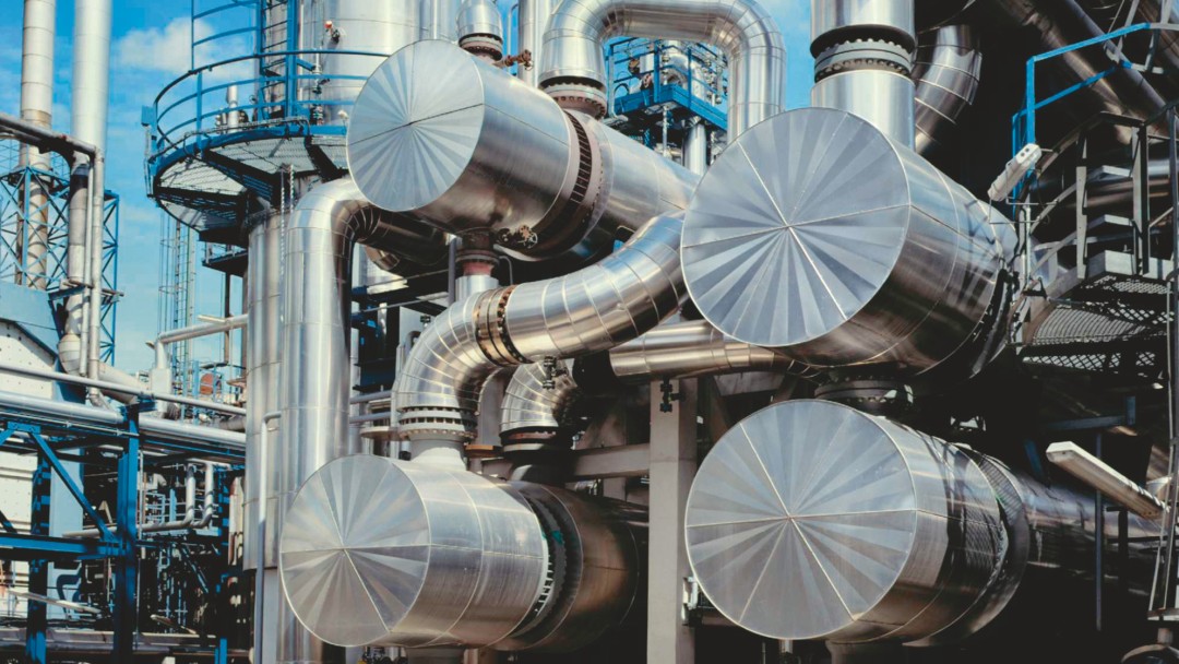 Wärmetauscher zur effizienten Nutzung der Wärmeenergie der Mineraloelraffinerie Oberrhein
