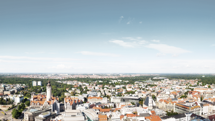 Panorama einer deutschen Stadt