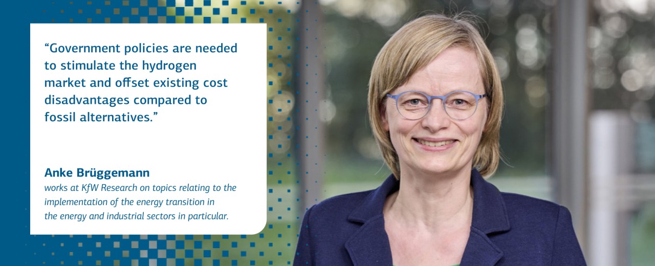 This image shows Anke Brüggemann and a quote of hers.